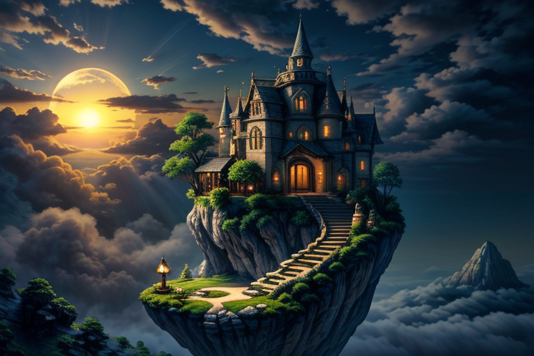 The library above the clouds